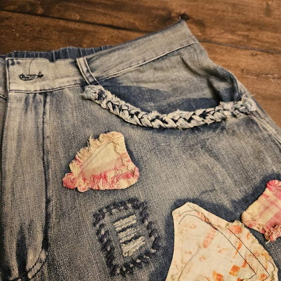 NWT Blue Velvet LA Jorts ( Heads Up Magnplia Pearl,Free People) - Picture 5 of 8